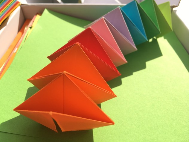 Origami hajtogatás 