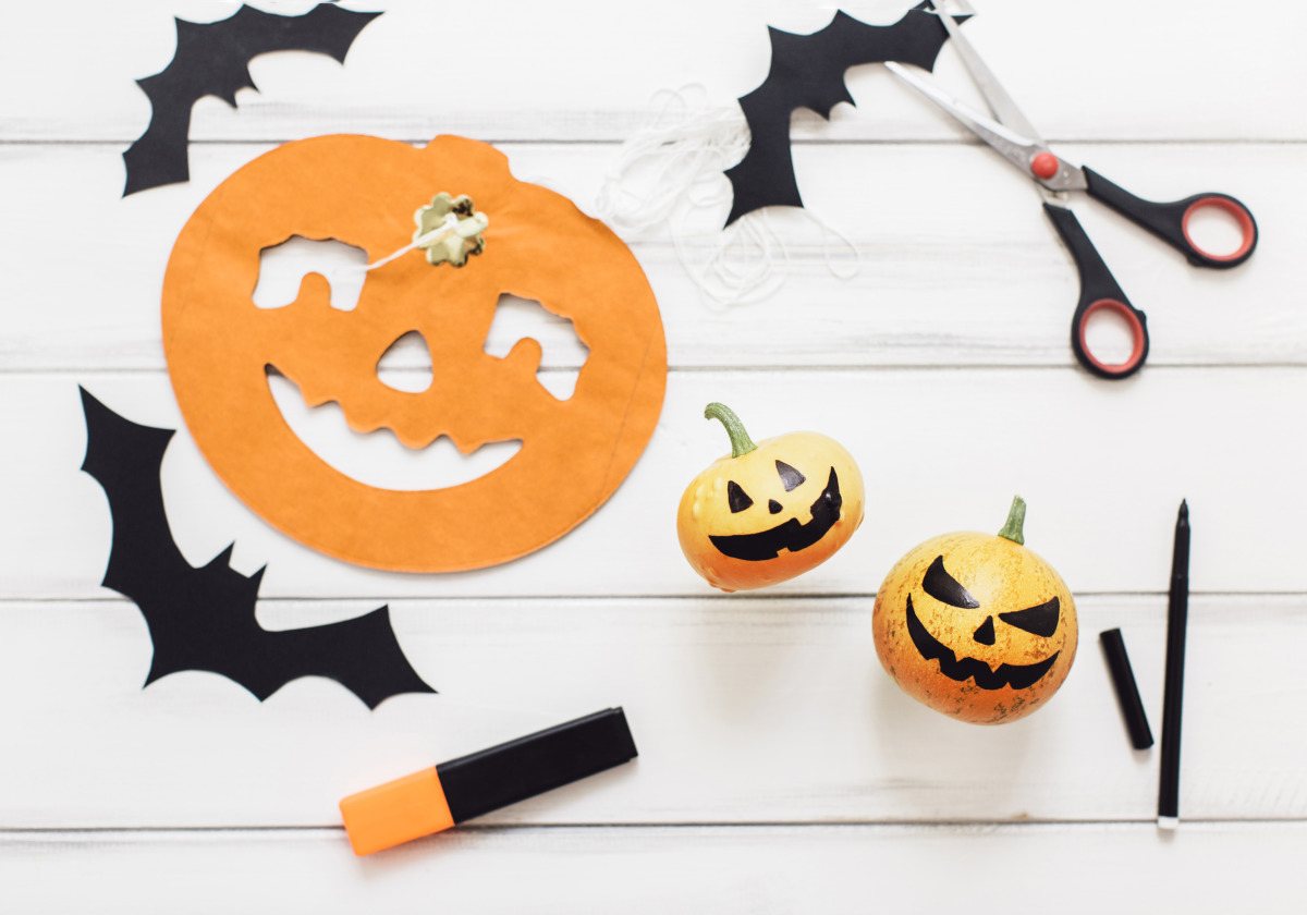 Halloween-i kézműves foglalkozás