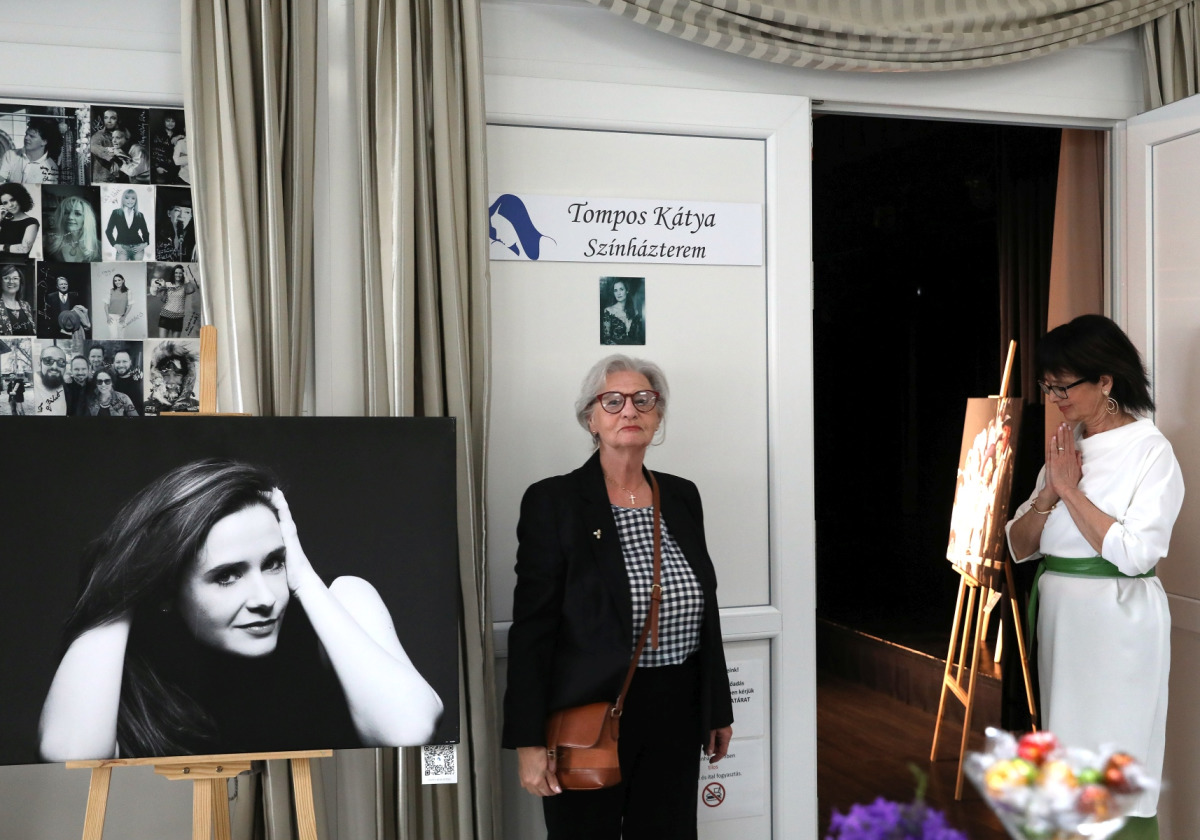 Tompos Kátya színházterem avatása a 3K-ban