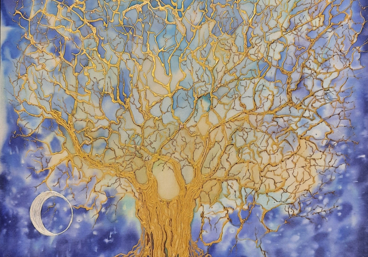 Selyemfestő workshop