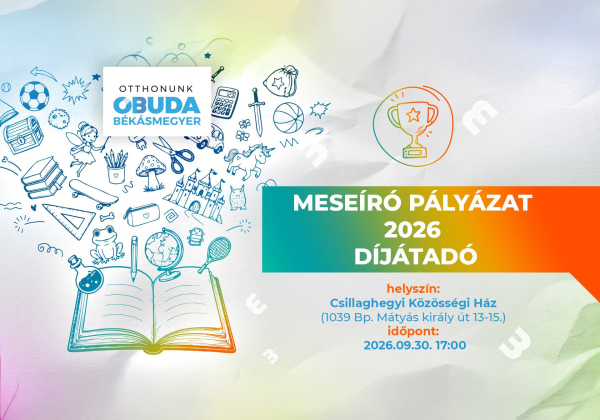 Meseíró pályázat 2026 díjátadó